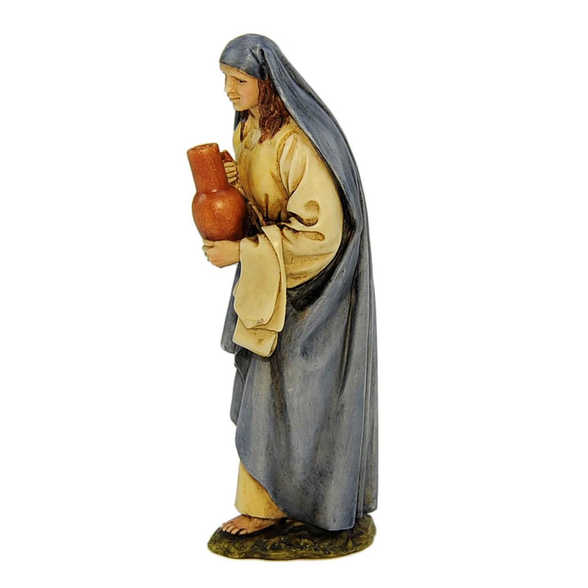 Statua presepe 15 cm donna anfora collection