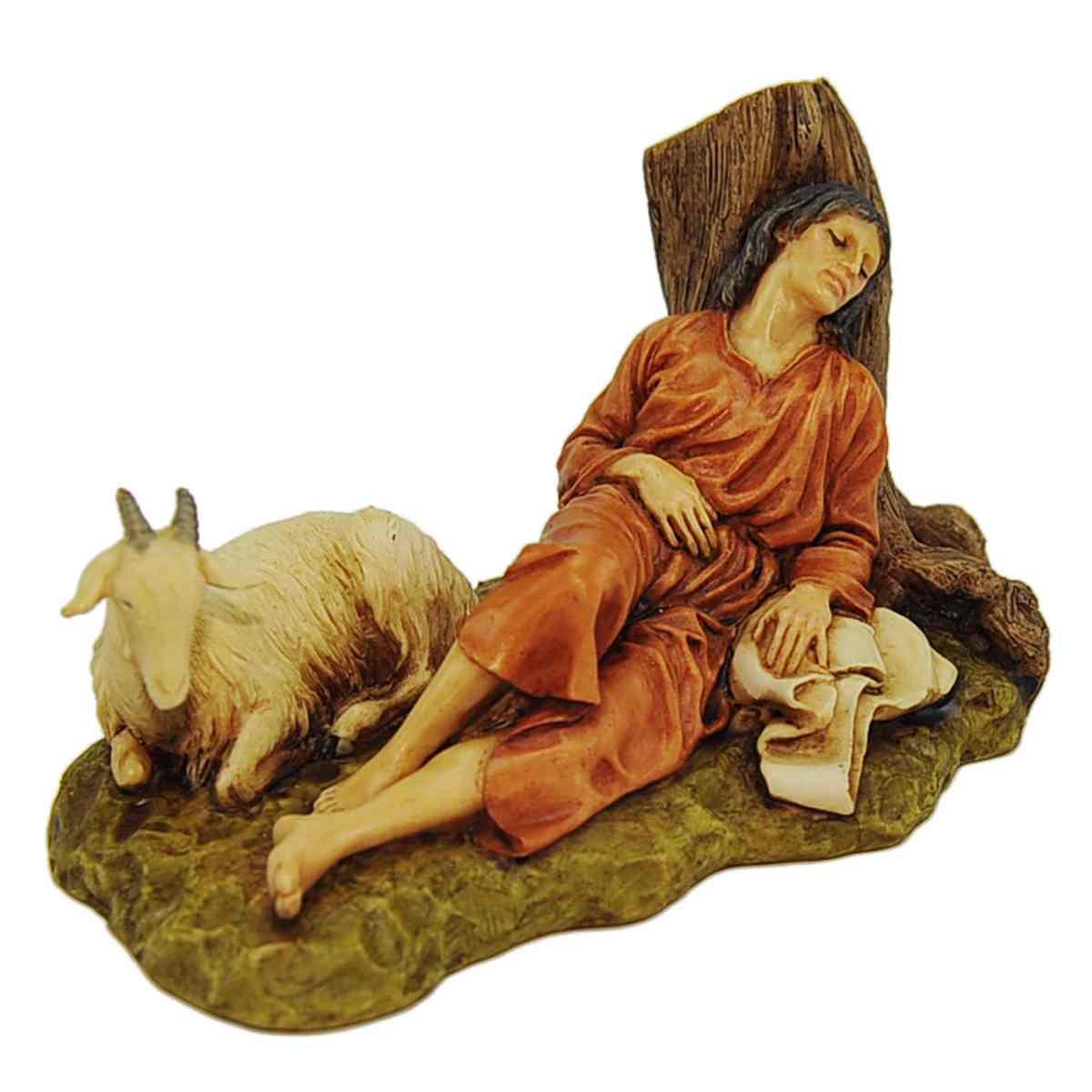 Statua presepe 15 cm benito il dormiente collection