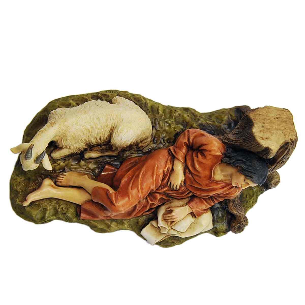 Statua presepe 15 cm benito il dormiente collection