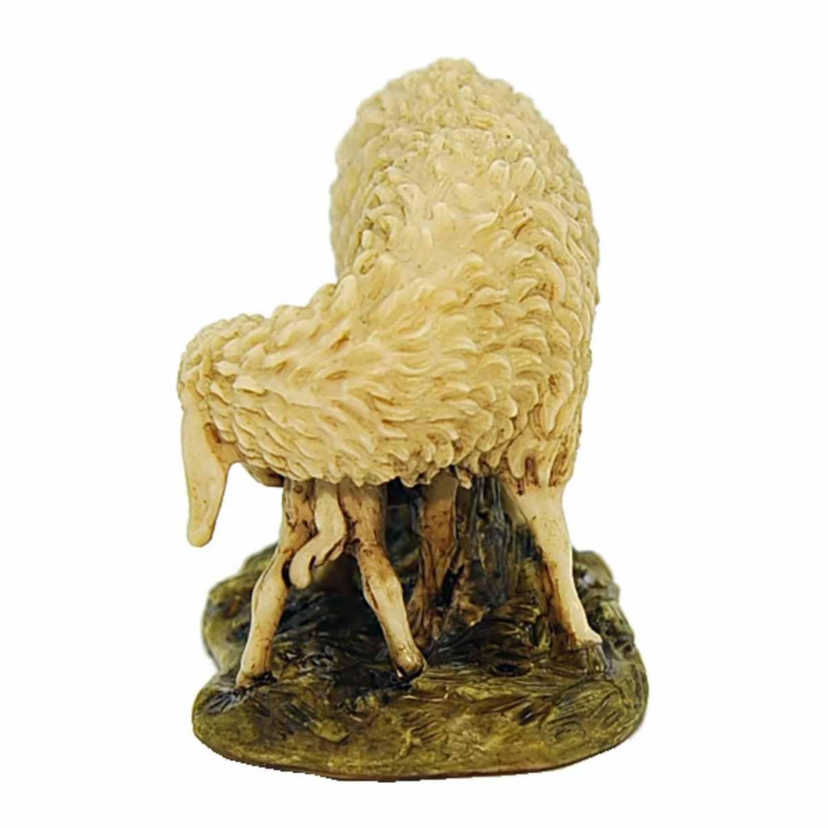 Statua presepe 15 cm pecora agnello collection
