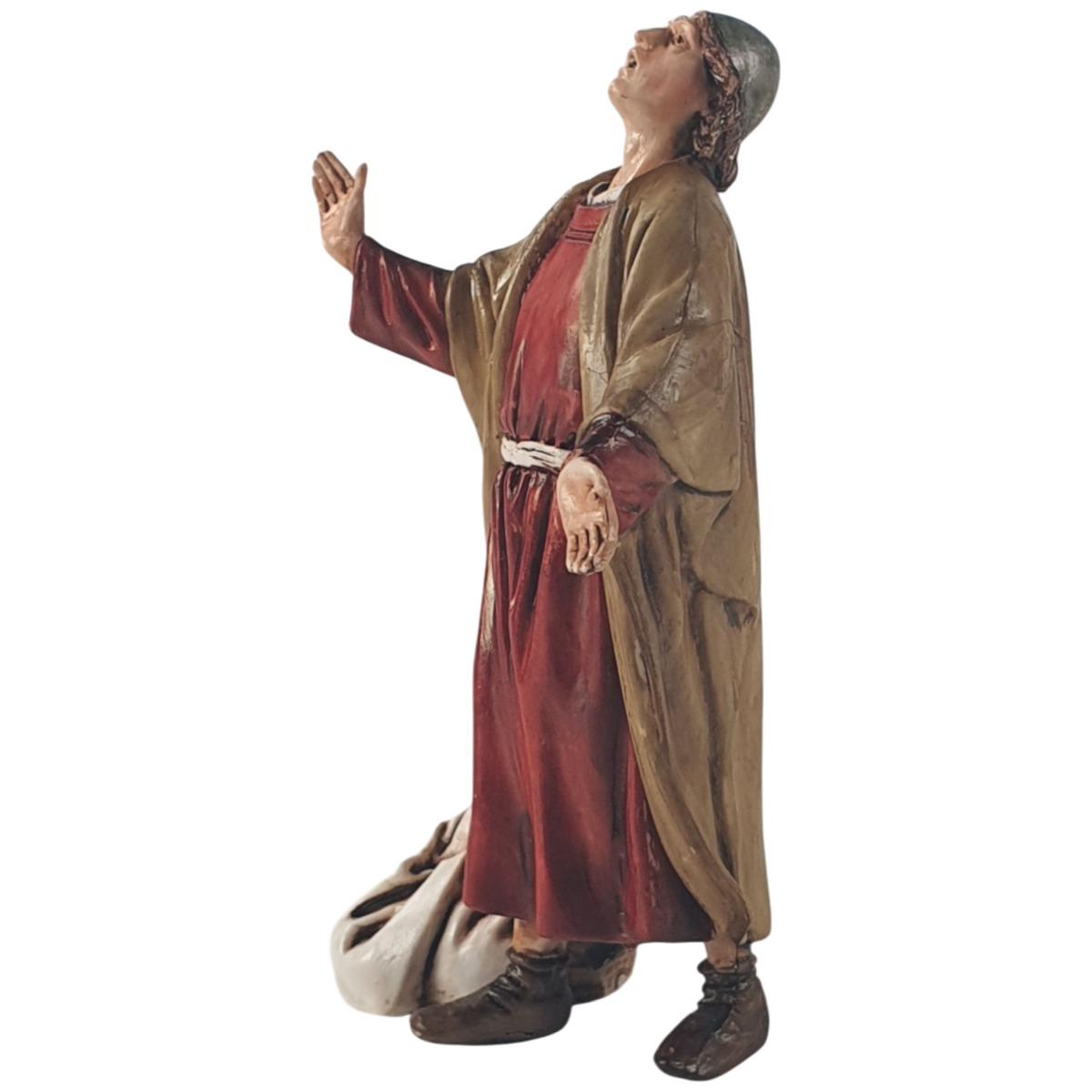 Statua presepe 13 cm meravigliato in piedi
