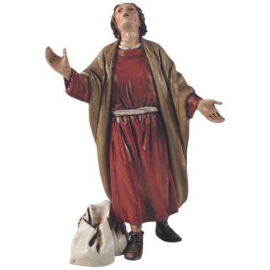 Statua presepe 13 cm meravigliato in piedi