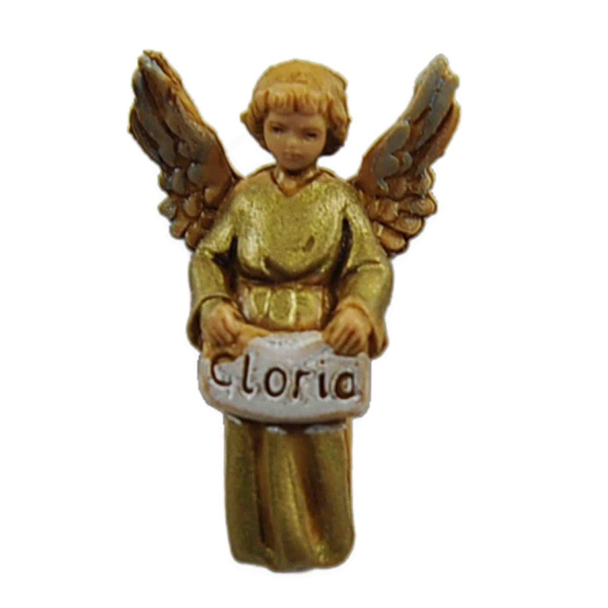 Statua presepe 3.5 cm gloria bue asino