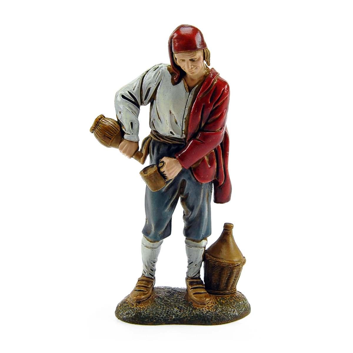Statua presepe 12 cm oste fiasco