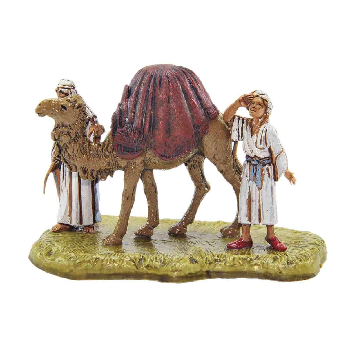 Statua presepe 6 cm cammellieri un cammello in piedi