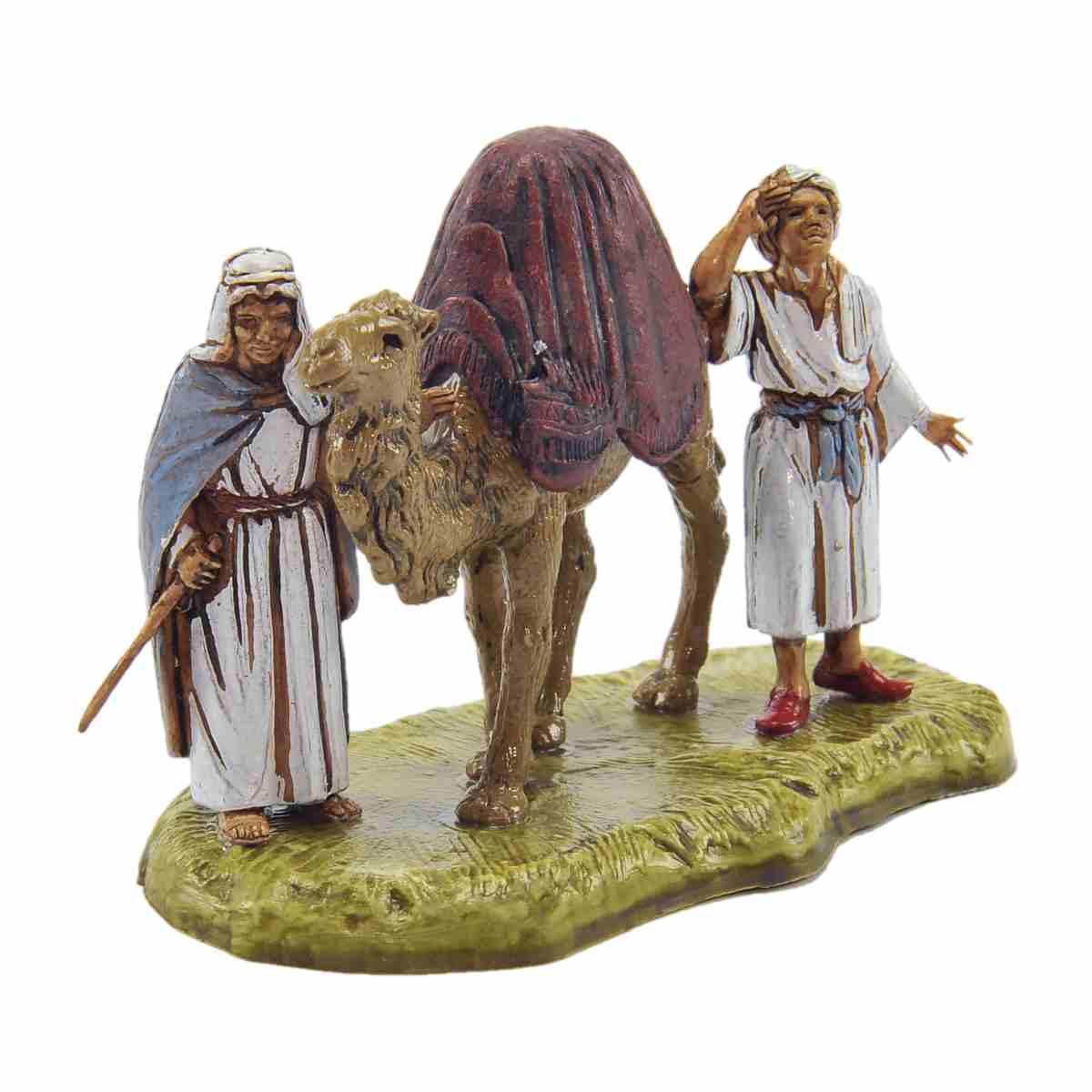 Statua presepe 6 cm cammellieri un cammello in piedi