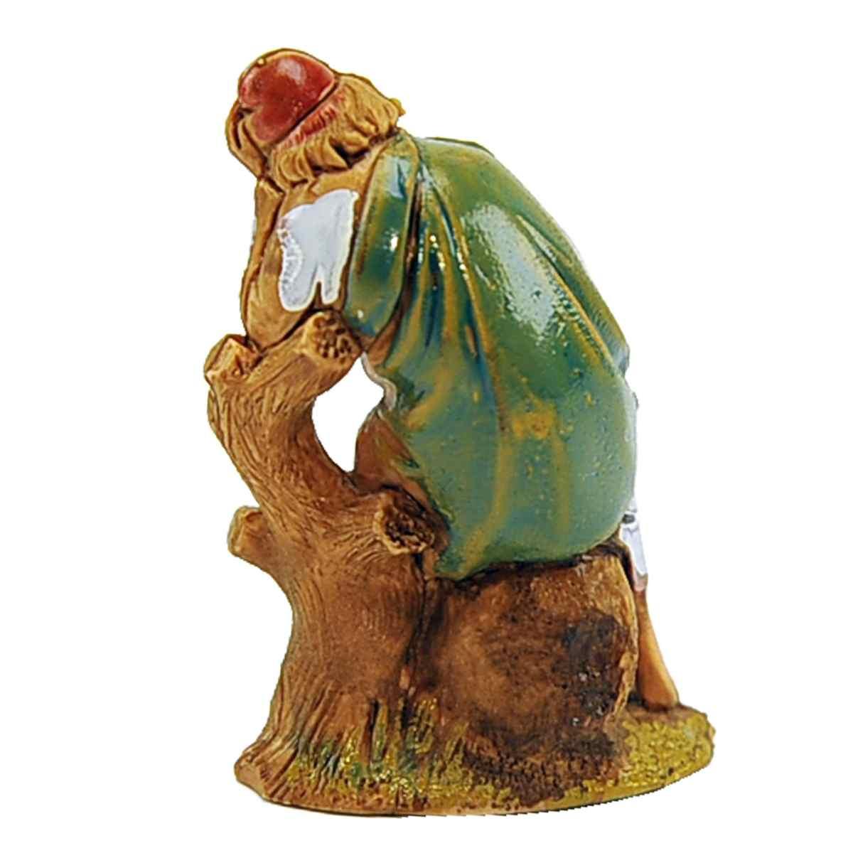 Statua presepe 6.5 cm benito il dormiente