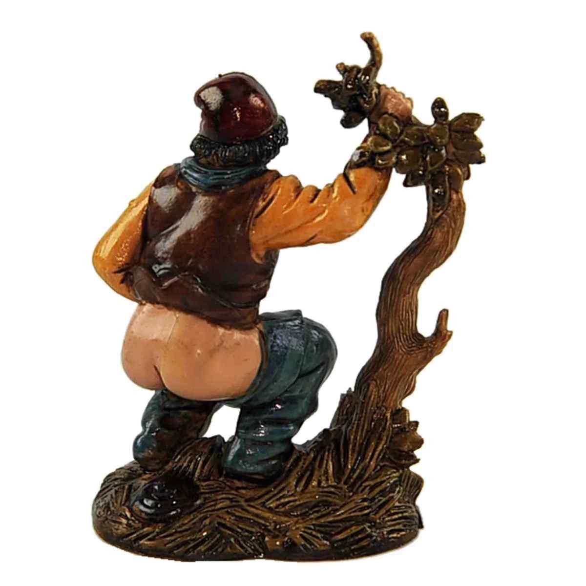 Statua presepe 10 cm pastore caganer