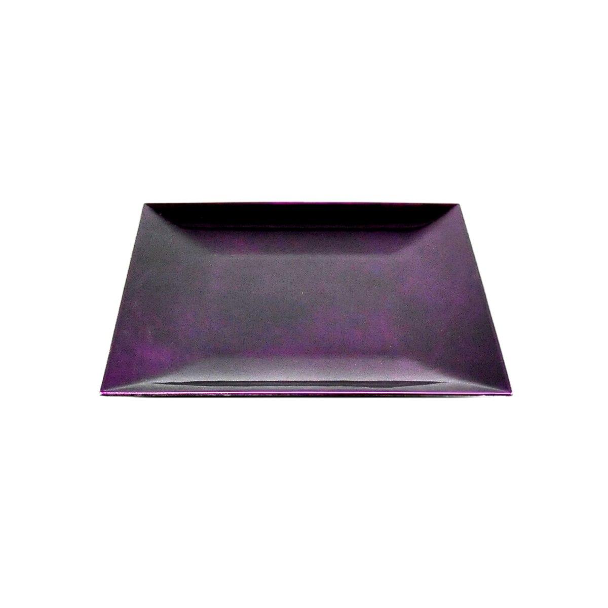 Piatto natalizio pvc viola Ø 24 cm
