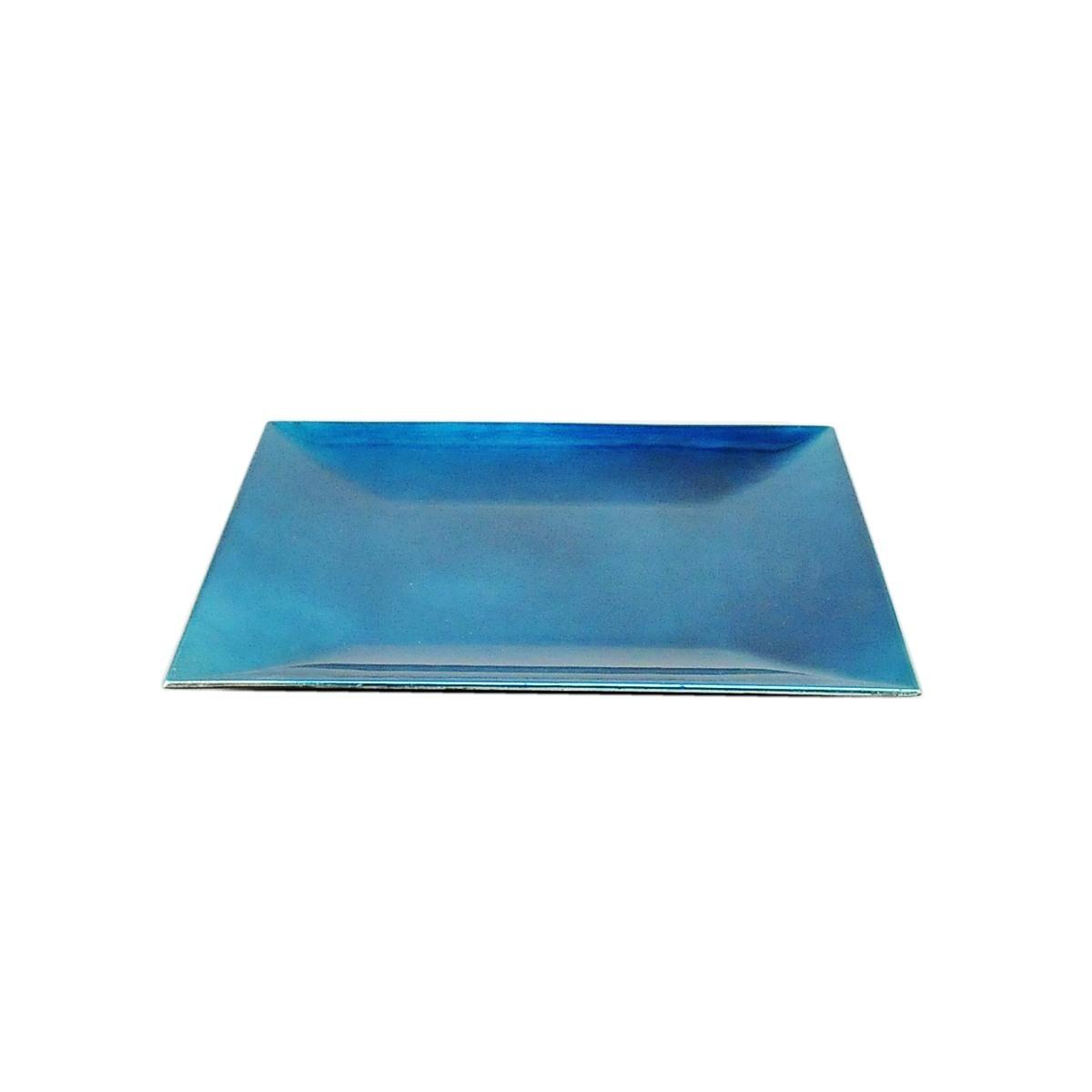 Piatto natalizio pvc blu Ø 24 cm