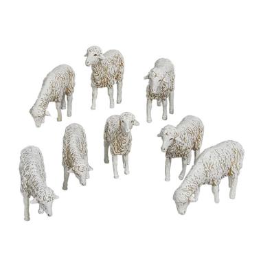 Statua presepe 12 cm pecore statue da