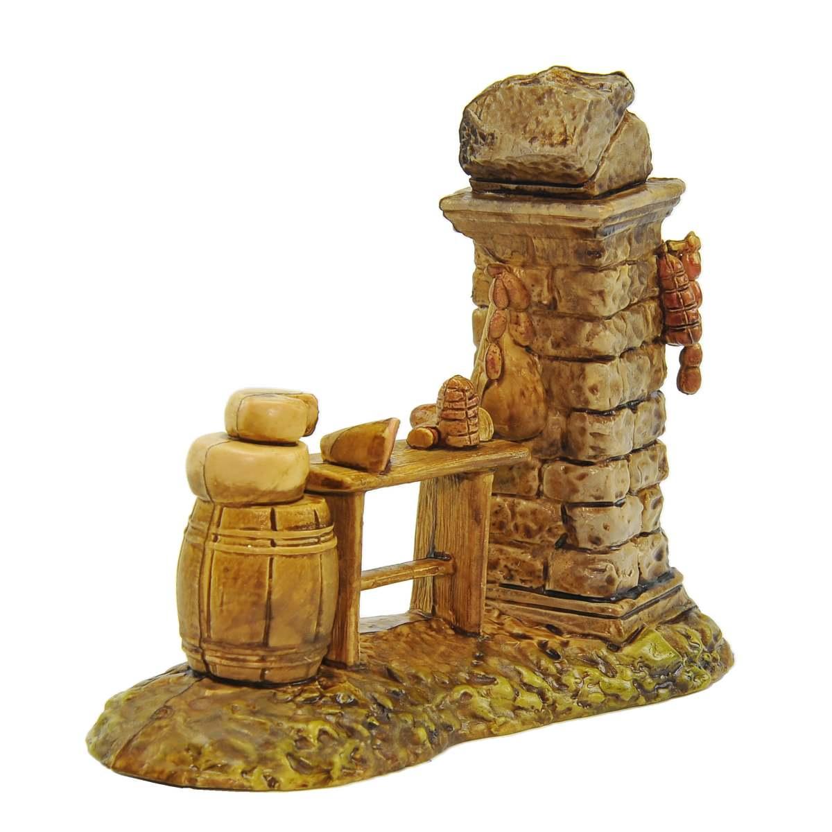 Statua presepe 10 cm banco salumiere
