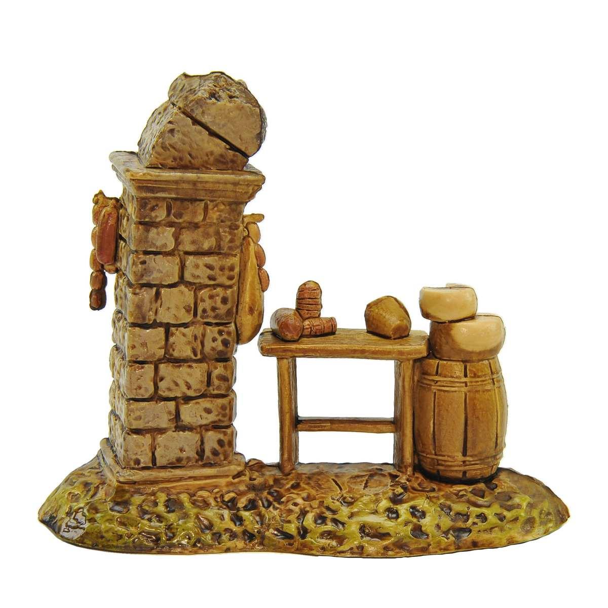 Statua presepe 10 cm banco salumiere