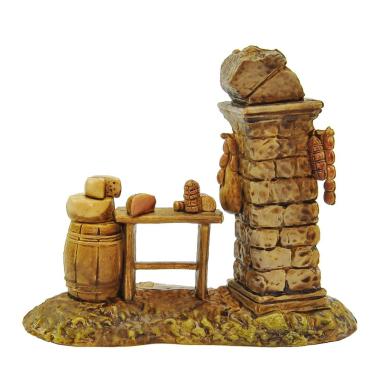 Statua presepe 10 cm banco salumiere