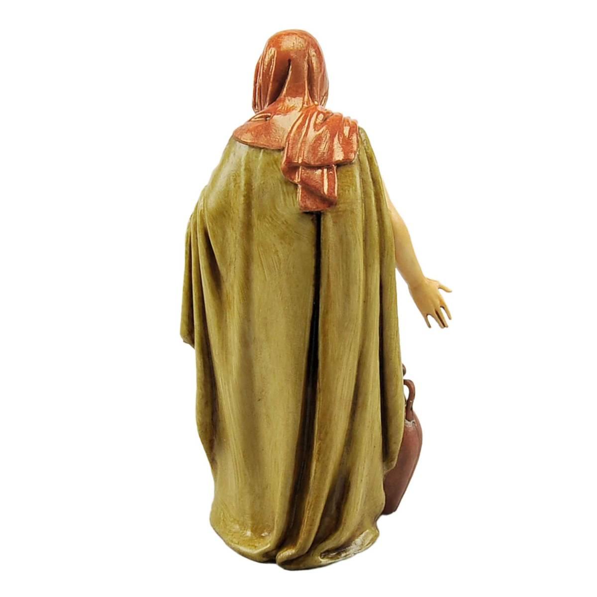 Statua presepe 13 cm donna anfora cesta