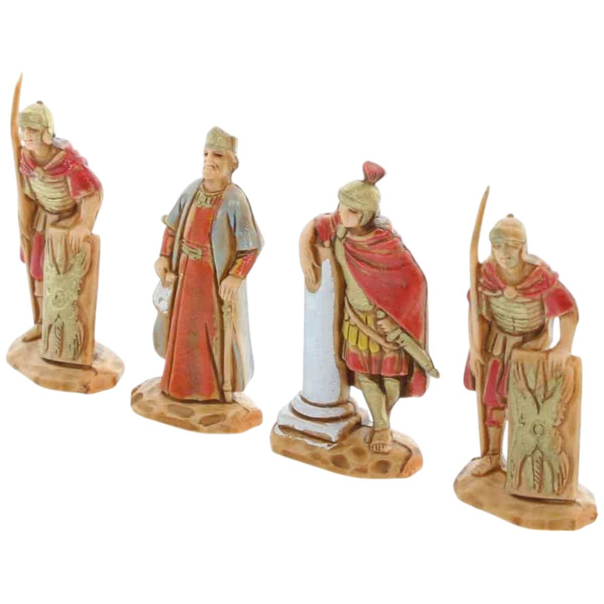 Statua presepe 3.5 cm erode centurioni