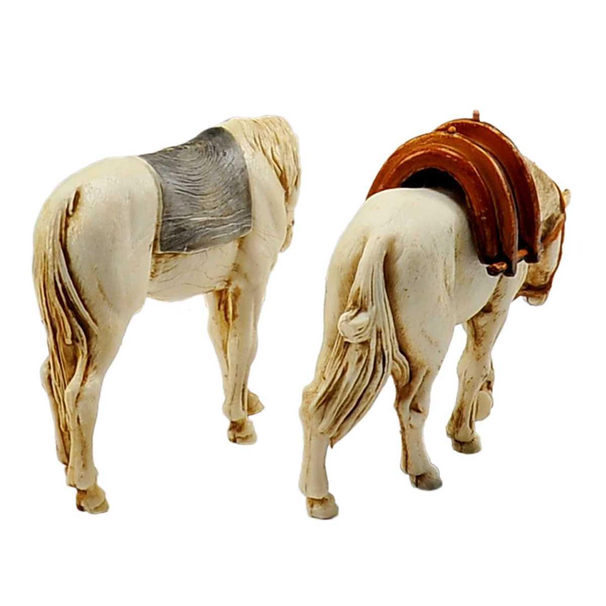 Statua presepe 10 cm cavalli statua