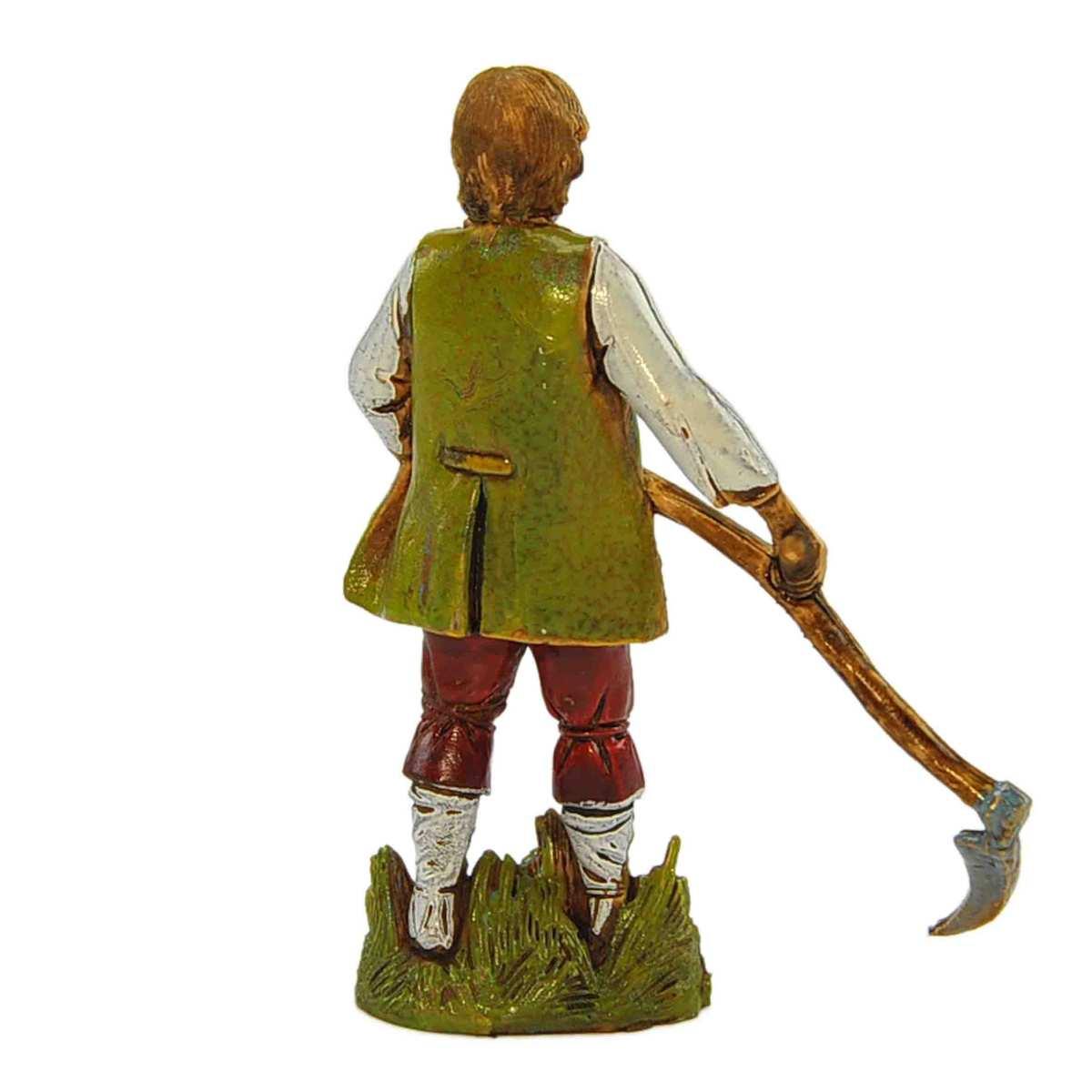 Statua presepe 10 cm mietitore falce