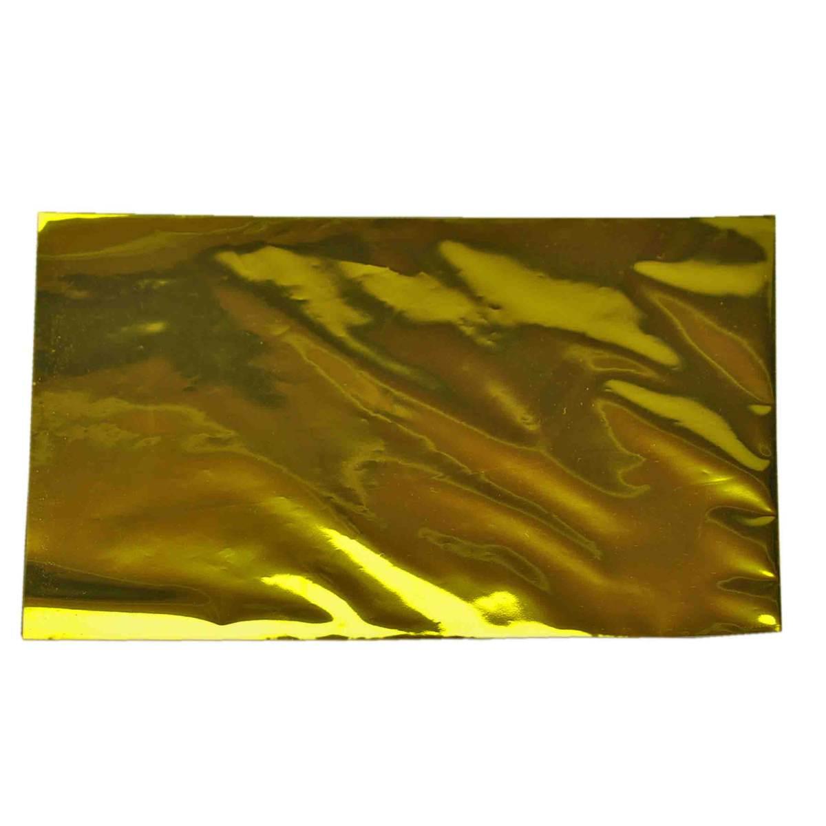 Busta regalo natale pvc metallizzato oro 16 x 25 cm