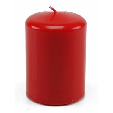 Candela cilindro rossa