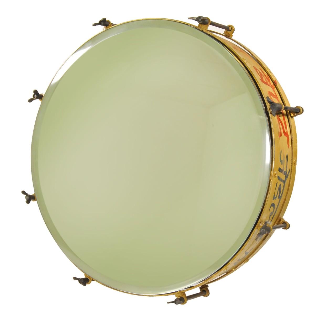 Specchio da muro metallo drum