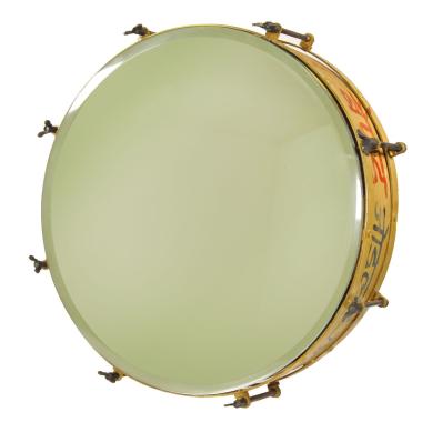 Specchio da muro metallo drum