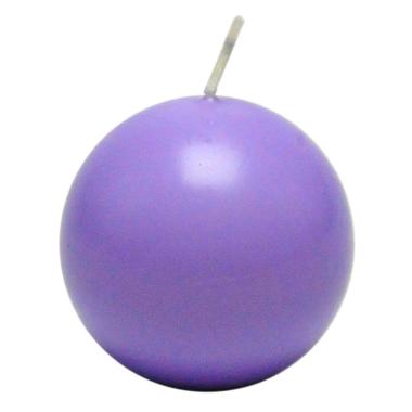 Candela sfera lilla