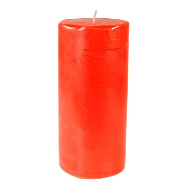 Candela cilindrica rossa 9 x 20 cm