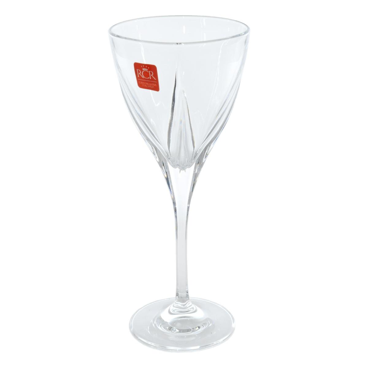 Bicchieri Vetro Set pz.6 Vino RCR Fusion ml.250 | Rcr