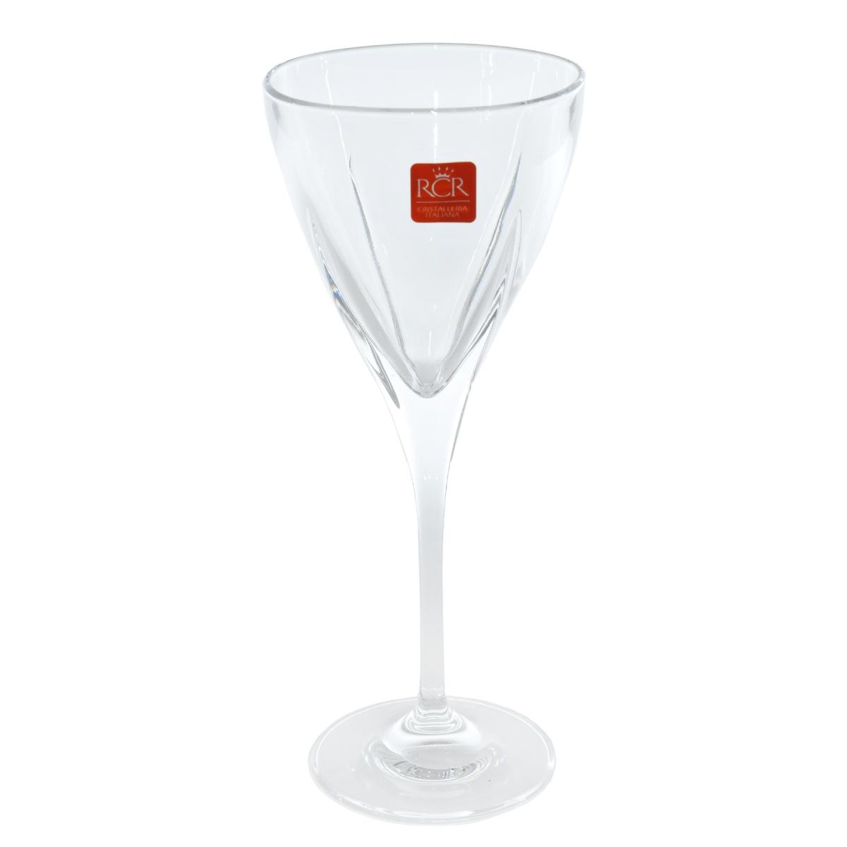 Bicchieri Vetro Set pz.6 Vino RCR Fusion ml.250 | Rcr