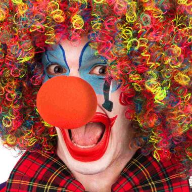 Naso clown spugna rosso