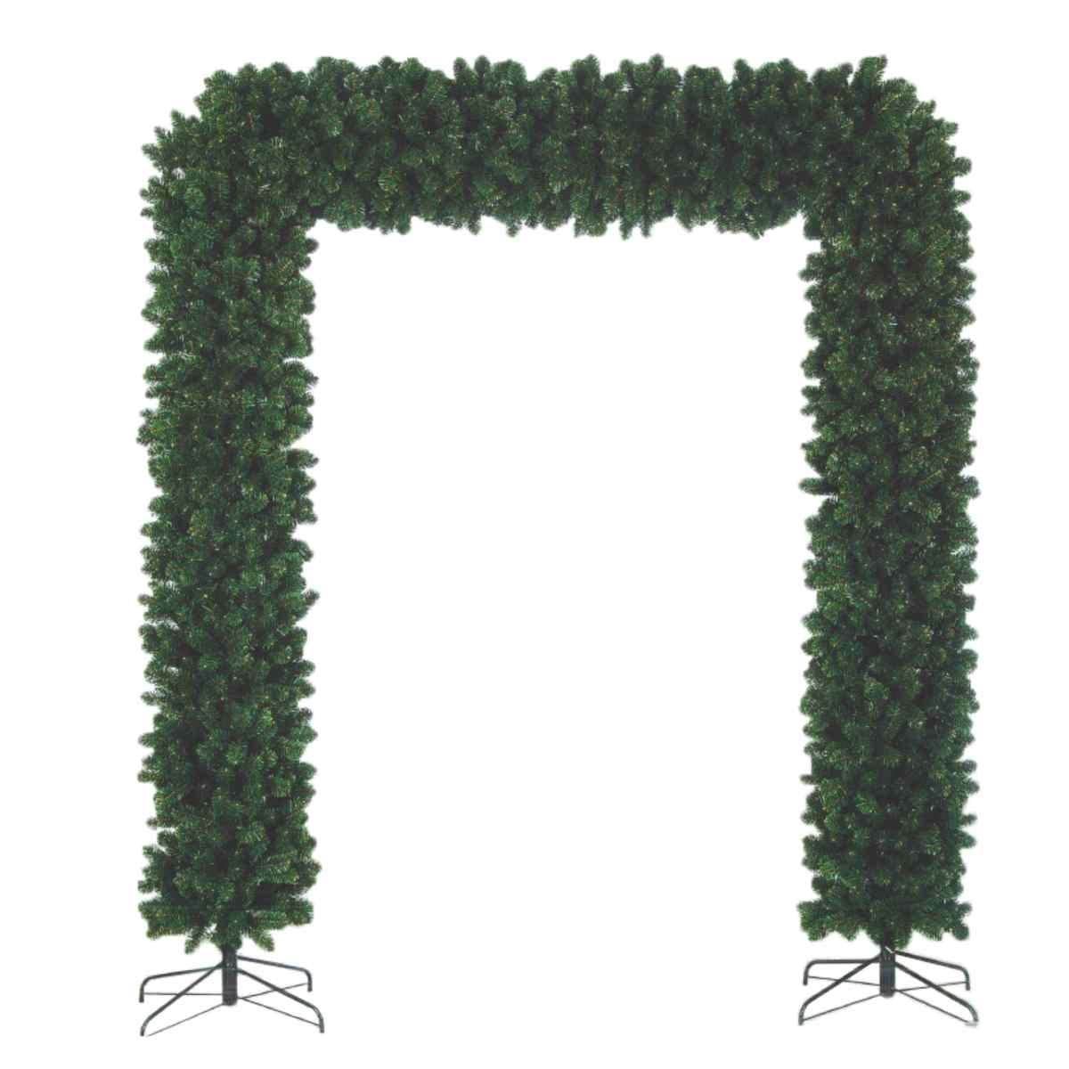 Arco natalizio ghirlanda verde 210 x 240 cm