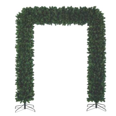 Arco natalizio ghirlanda verde 210 x 240 cm