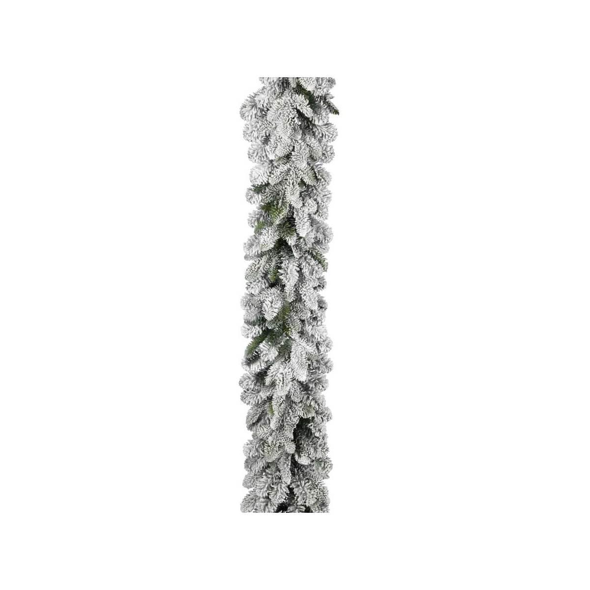 Ghirlanda natalizia innevata 270 cm ø 30 cm