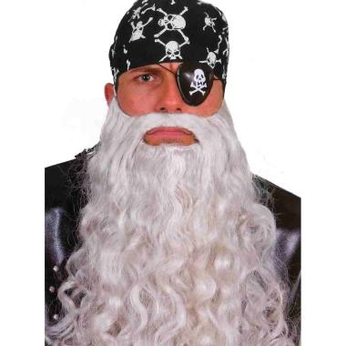 Barba riccia grigia chiara