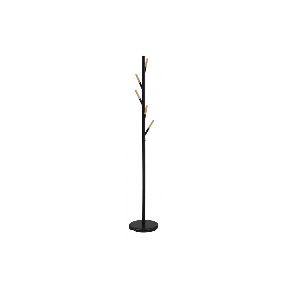 Appendi abiti metallo nero naturale 173 cm