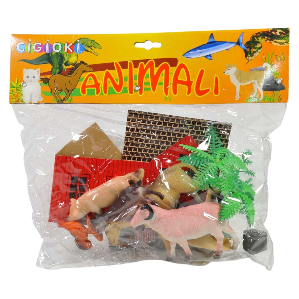 Gioco animali busta la fattoria Set 12 pz