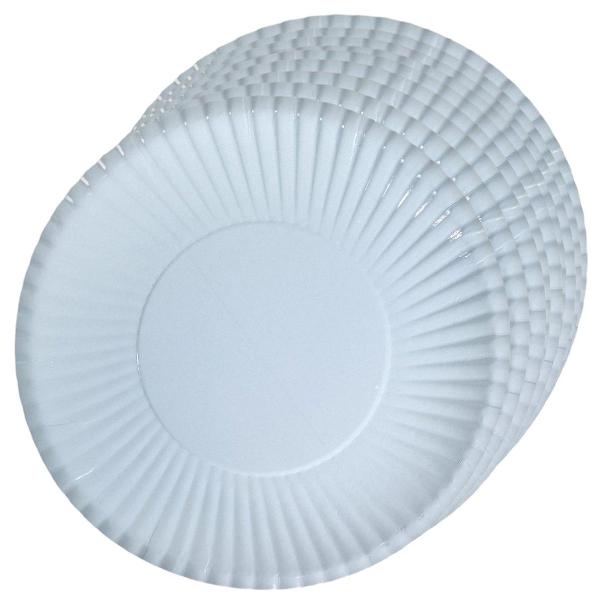 Piatti carta azzurri 23 pz