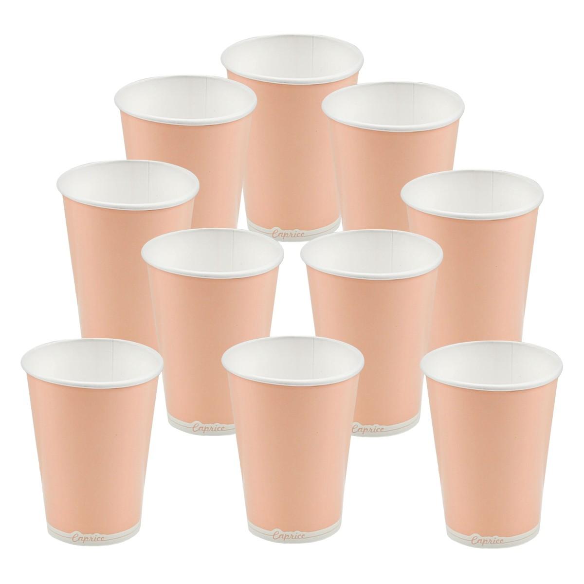 Bicchiere carta rosa cc 200 10 pz