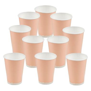 Bicchiere carta rosa cc 200 10 pz