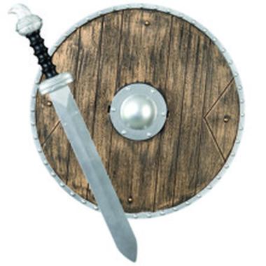 Scudo vikingo spada
