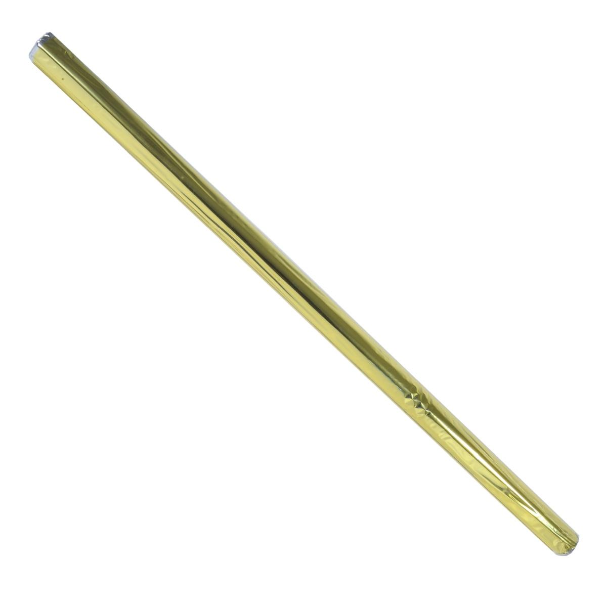 Carta regalo natale rotolo oro metal 70 x 150 cm