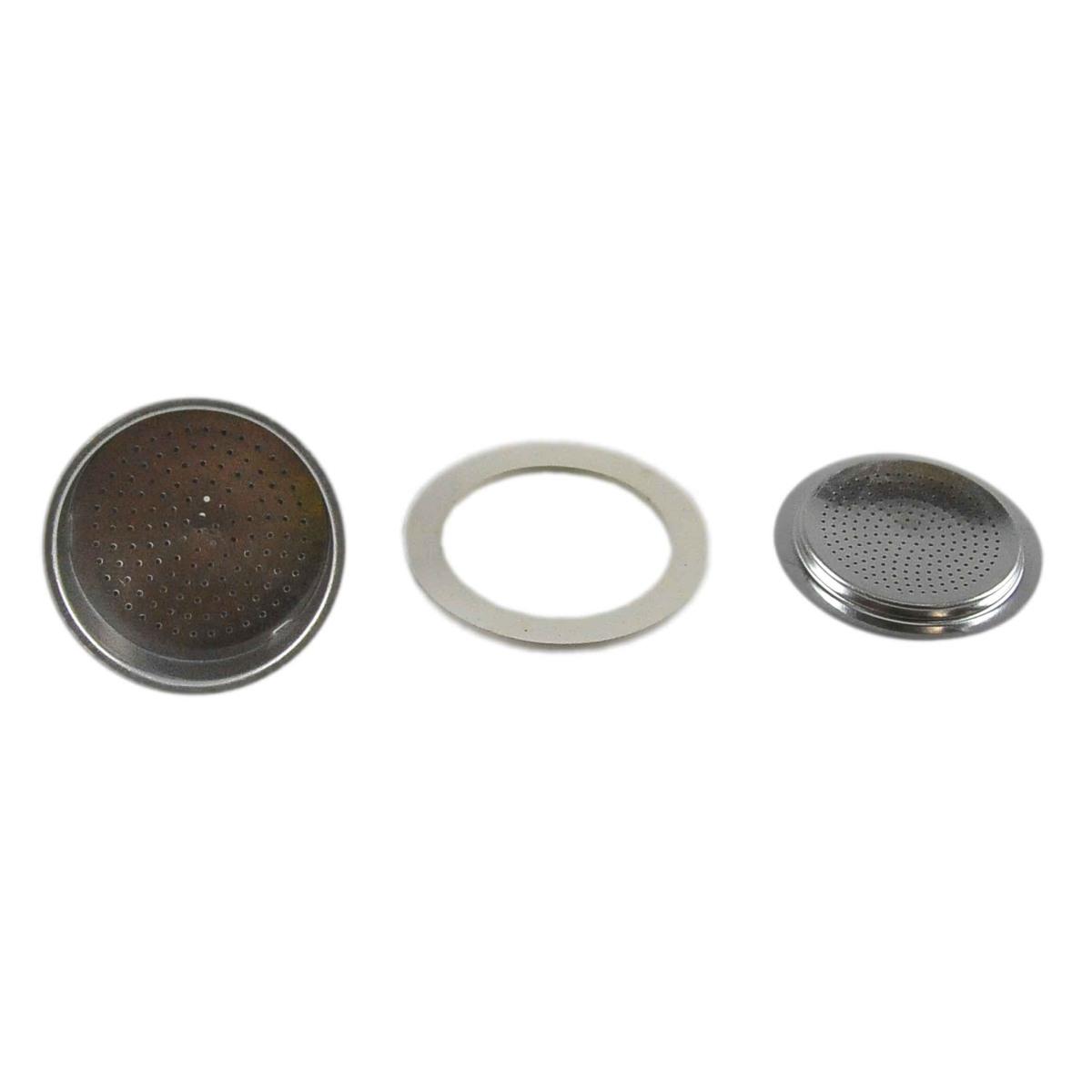 Guarnizione Moka Caffè 2 Tazza pz.3 con Filtro Imbuto | M2 Store