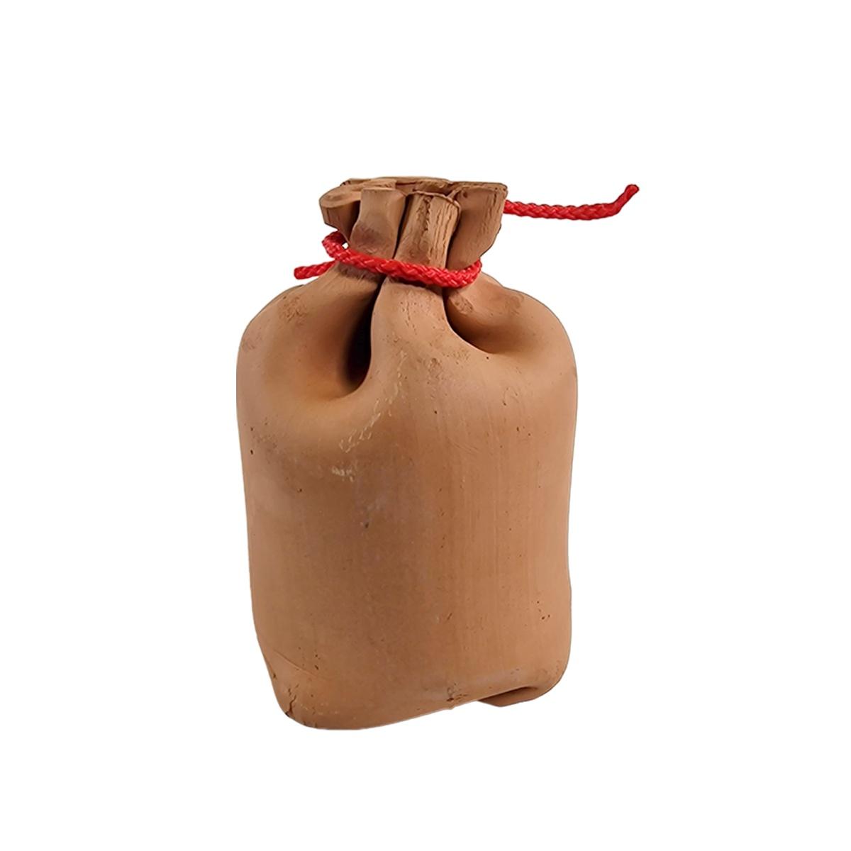 Salvadanaio terracotta sacco 15 cm