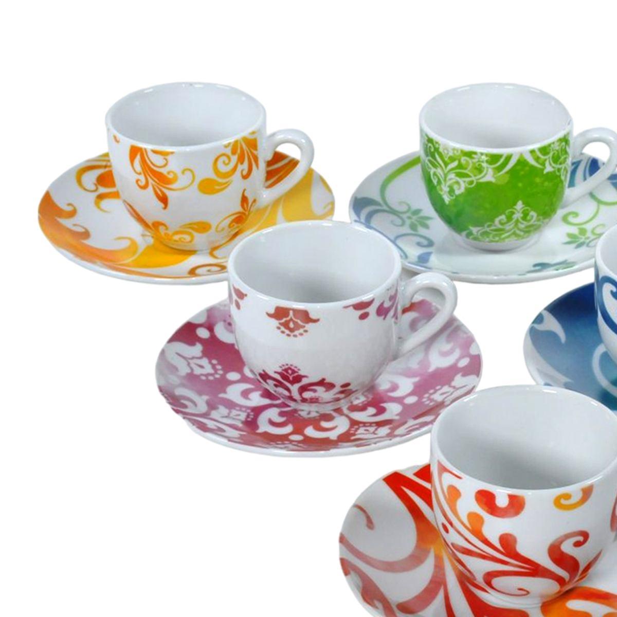 Tazzine Caffè Set pz.6 Porcellana Marrakesh | Fade