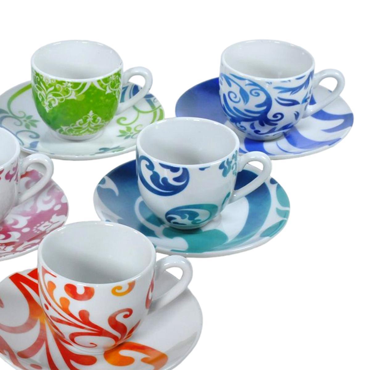 Tazzine Caffè Set pz.6 Porcellana Marrakesh | Fade