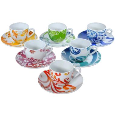 Tazzine Caffè Set pz.6 Porcellana Marrakesh | Fade