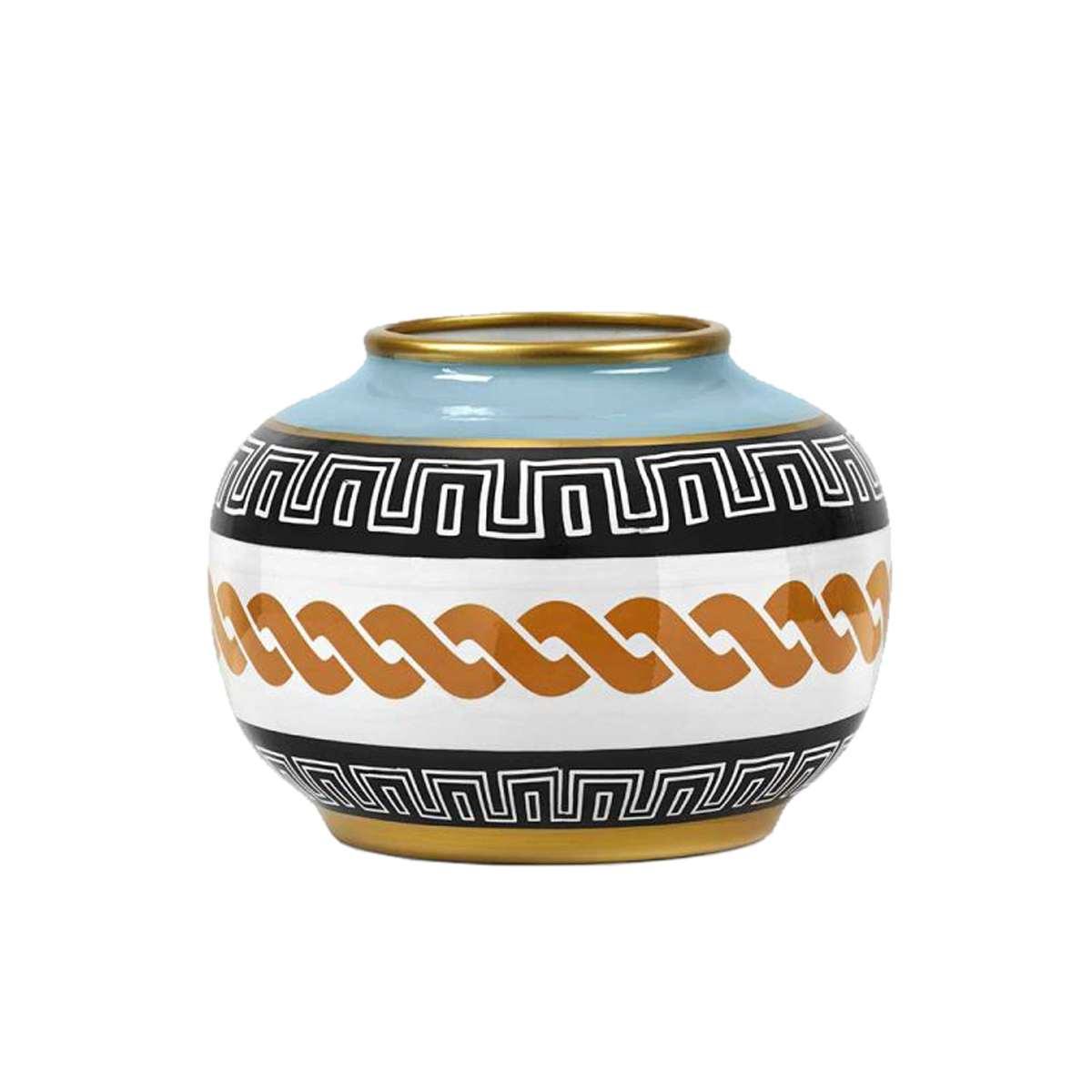 Vaso porcellana vanity bombato 26 x 19 cm