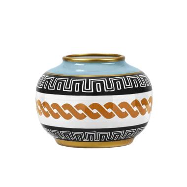 Vaso porcellana vanity bombato 26 x 19 cm