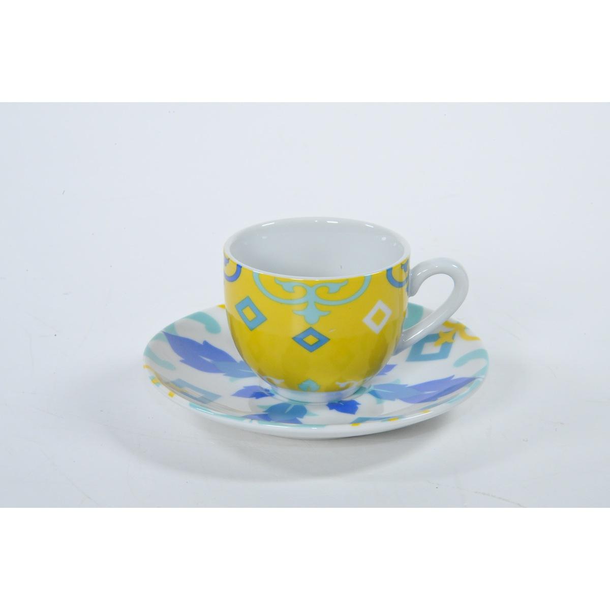 Tazzine Caffè Set pz.6 Porcellana Erice | Fade